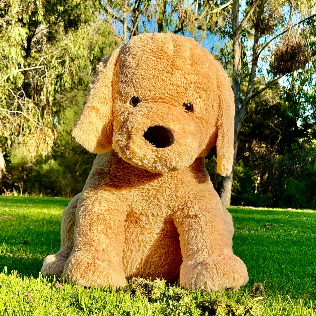 Giant golden retriever stuffed animal sales