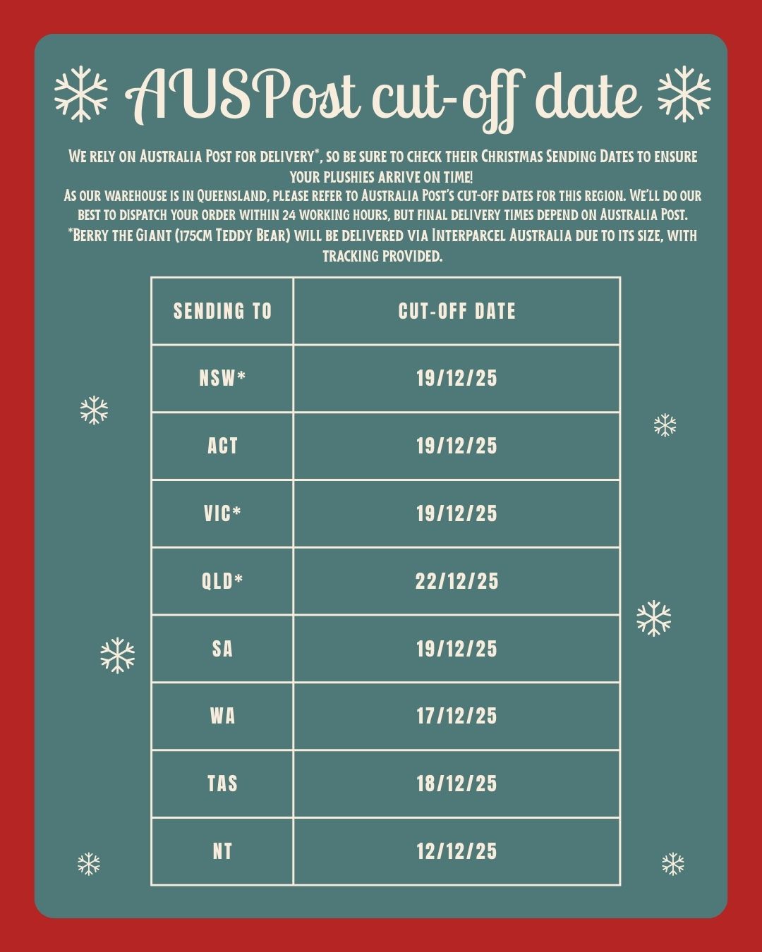 Give the gift of GIANT snuggles this Christmas! 🧸