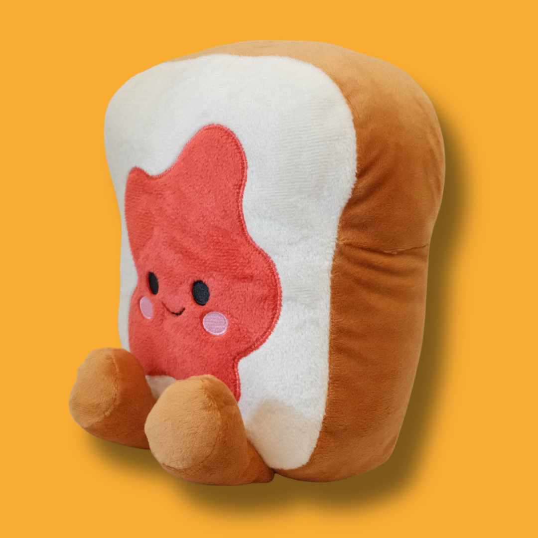 20cm Toast with Jam Plush Toy - Missing PB