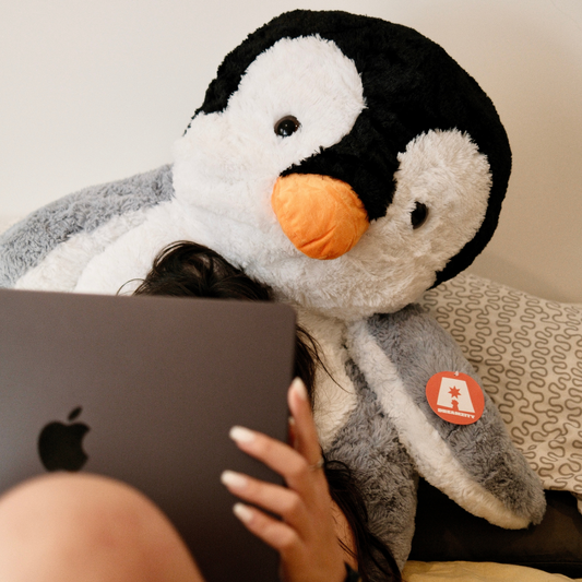 Limited Edition - 89cm Giant Penguin Plush Toy - Frappie