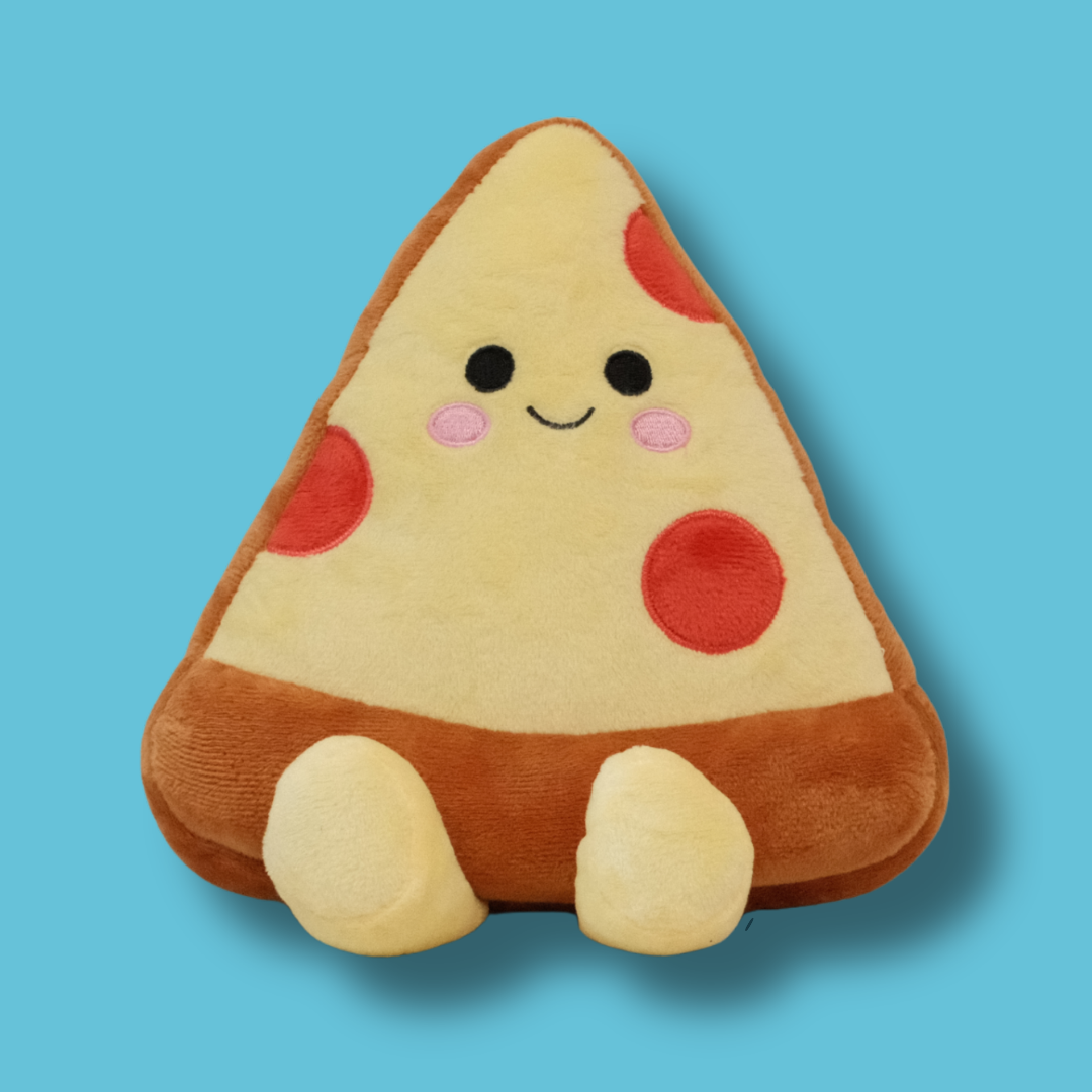 20cm Pizza Plush Toy - Paparoni slice