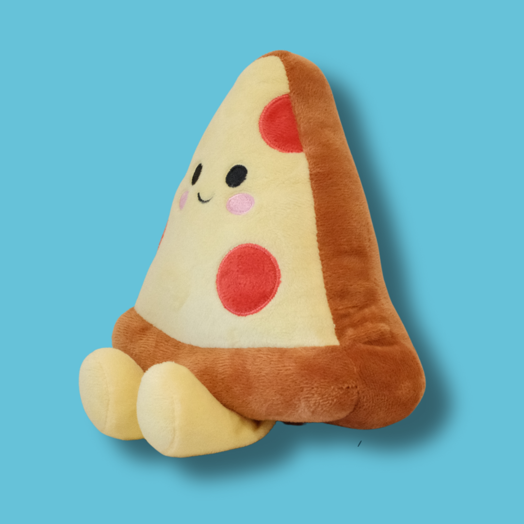 20cm Pizza Plush Toy - Paparoni slice