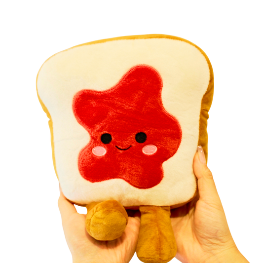20cm Toast with Jam Plush Toy - Missing PB