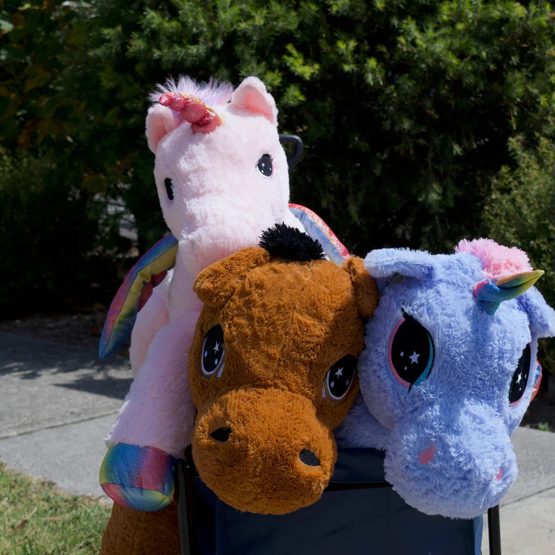 Giant pink unicorn stuffed animal online