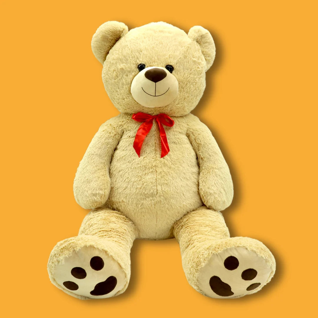 Giant stuffed teddy bear on sale